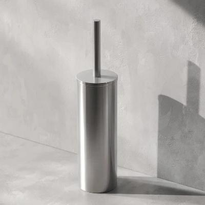 Ершик для унитаза AM.PM Sense L A7433500 с металлической напольной подставкой, сатин