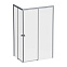 Душевое ограждение без поддона 90x120 AM.PM X-Joy W94G-403-120290-BT1K профиль черный матовый