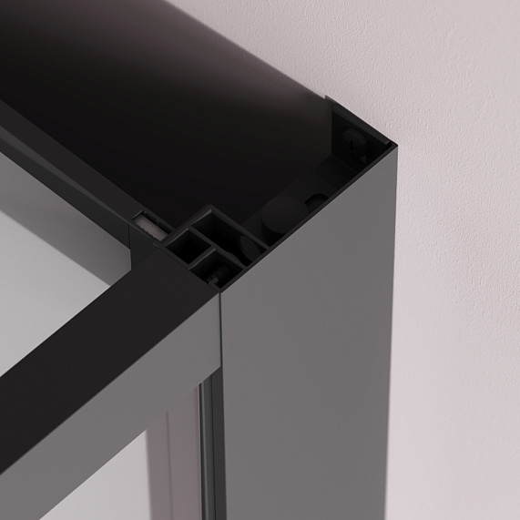 Душевая кабина 90x90 AM.PM Above W9XC-401-9090BT профиль черный матовый, низкий поддон-5