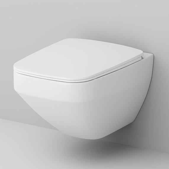 Унитаз подвесной AM.PM Inspire 2.0 C50A1700SC безободковый с сиденьем микролифт, белый-3