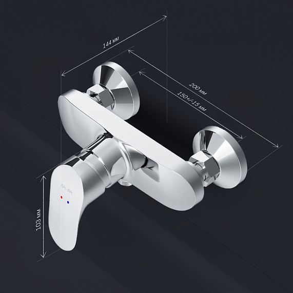 Смеситель для душа AM.PM Like F8020016 хром-5