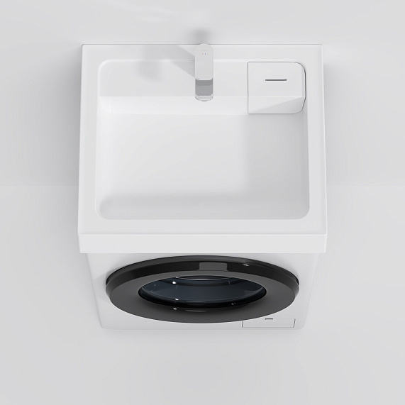 Раковина над стиральной машиной 60 AM.PM X-Joy M85AWCC0602WG белая-4