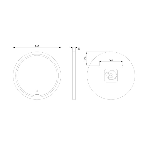 Мебель для ванной 65 AM.PM X-Joy подвесная, белый глянец подвесная-6