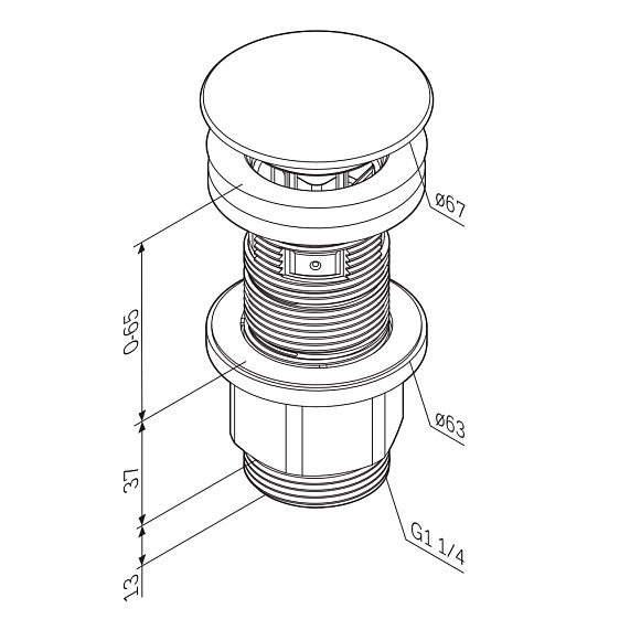 Тумба с раковиной 60 AM.PM X-Joy M85AFSX06021WG напольная на ножках белый глянец-3