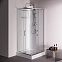 Душевая кабина 90x90 AM.PM Above W9XC-403-9090MT профиль серебристый, низкий поддон