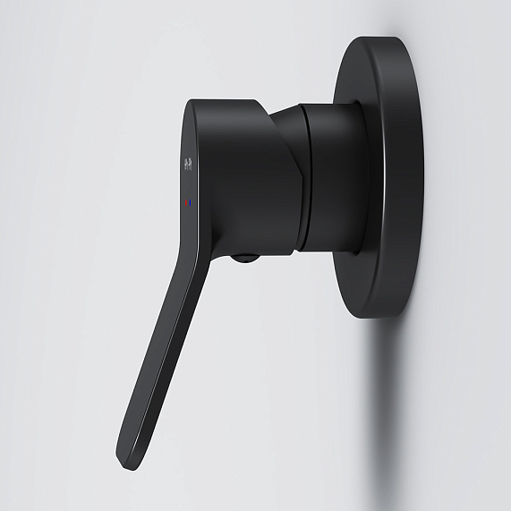 Смеситель для душа AM.PM X-Joy F85A65022 черный встраиваемый-3