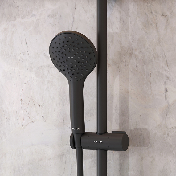 WK90EM Gem Комплект ограждение 80*80, 1/4 круга, черный-4