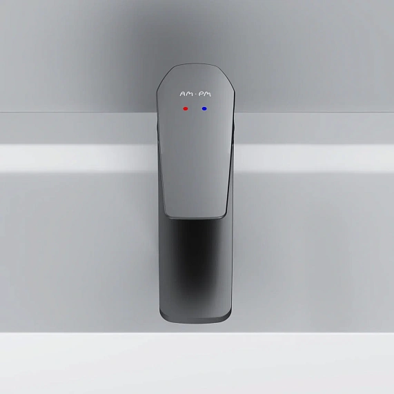 Смеситель для раковины (умывальника) AM.PM Gem F90A03022 c гигиеническим душем, черный-4