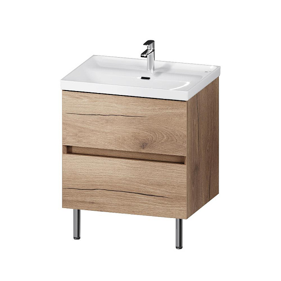 Тумба с раковиной 60 AM.PM Above M9X-FSX0602OF-WCC0600WG напольная, под дерево-10