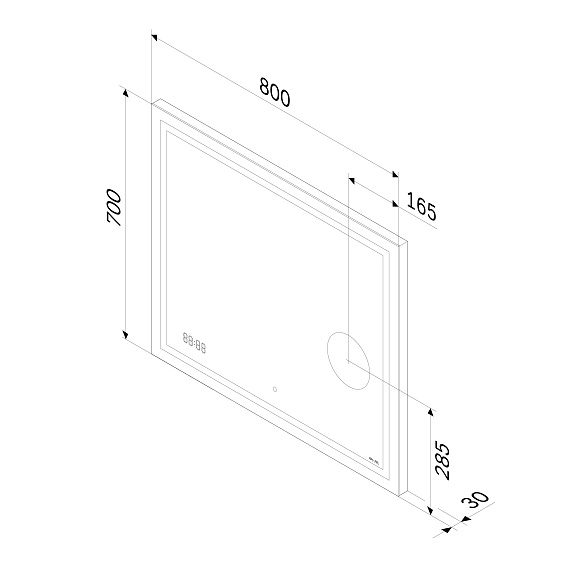 Мебель для ванной 75 AM.PM Gem S напольная, светлый дуб напольная-8