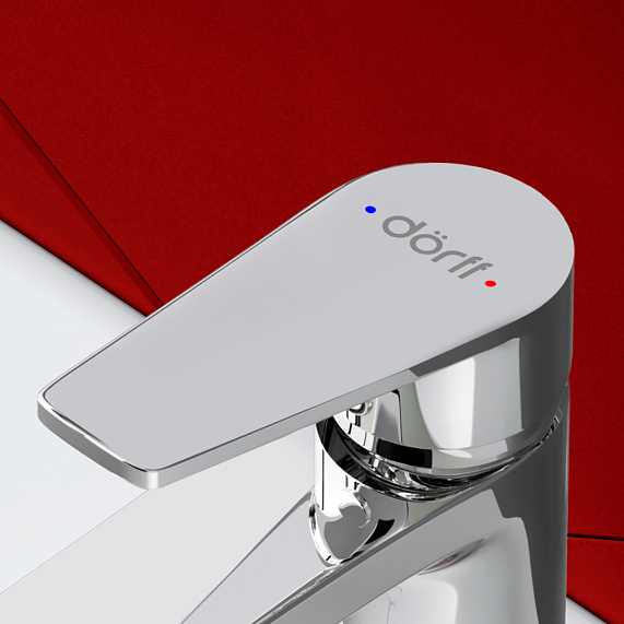 Смеситель для раковины (умывальника) Dorff Prime D4002100 хром-3