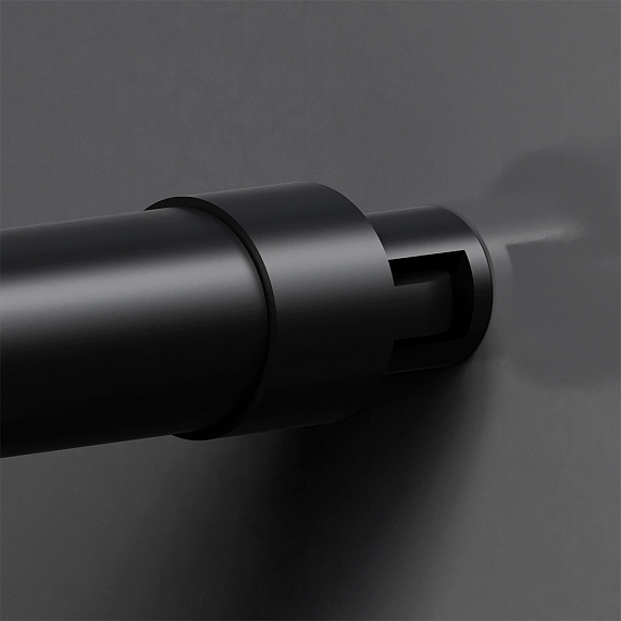 Душевая перегородка 100x195 AM.PM X-Joy W94UWI-100-F1-BTE прозрачное стекло, профиль черный-2