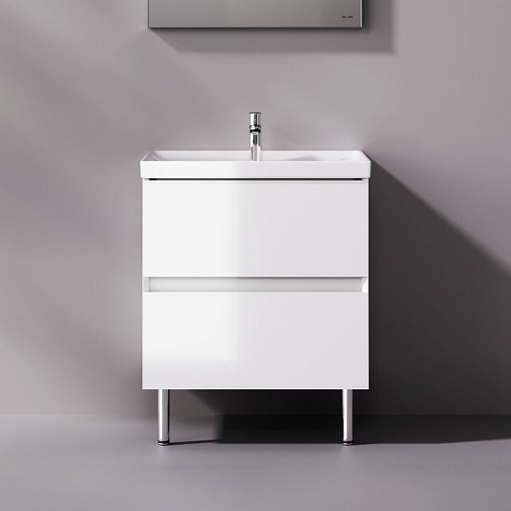 Тумба под раковину 60 AM.PM Above M9XFSX0602WG напольная, белая глянцевая