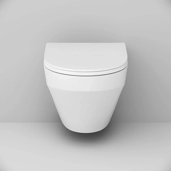 Унитаз подвесной безободковый с инсталляцией AM.PM Inspire IS49051.501700 сиденьем микролифт, хром пневм. клавишей-4