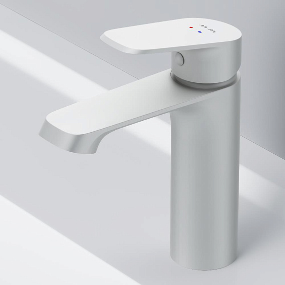 Смеситель для раковины (умывальника) AM.PM Func F8F02133 белый-4