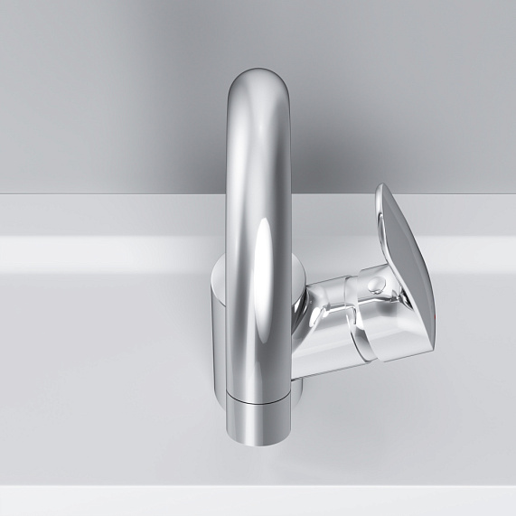 Смеситель для раковины (умывальника) AM.PM Like F8002700 с поворотным изливом, хром-3