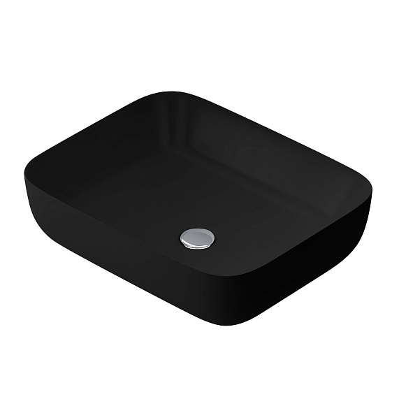 Раковина накладная 51 AM.PM Func M8FWCC10510BM черная матовая-3