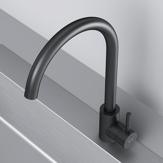 Смеситель для кухни AM.PM X-Joy S F85B07122 высокий, черный-7