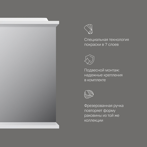 Мебель для ванной 65 AM.PM Like напольная, белый глянец напольная-4