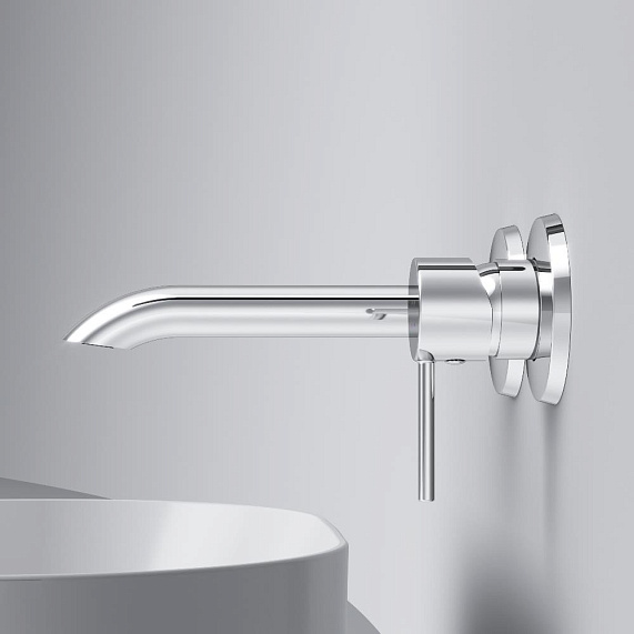 Смеситель для раковины (умывальника) AM.PM Libre F6072600 хром встраиваемый-5