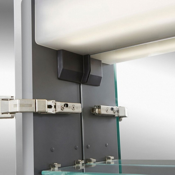 Шкаф с зеркалом 80 AM.PM Sensation M30MCL0801FG серый шелк левый-2