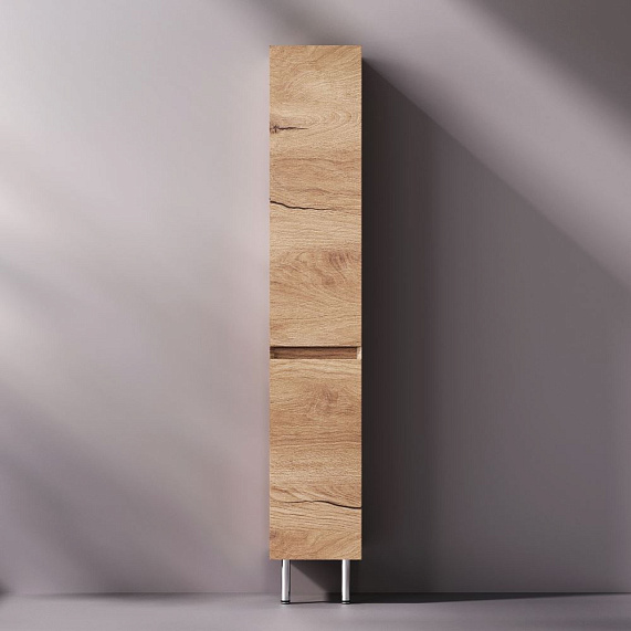 Шкаф-пенал для ванной 35 AM.PM Above M9XCSR0352OF напольный, правый, под дерево