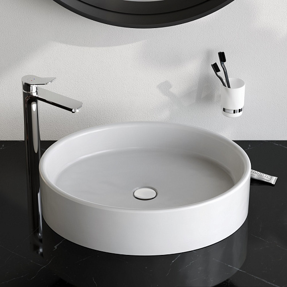 Раковина накладная 55 AM.PM Func M8FWCC20550WG белая-4