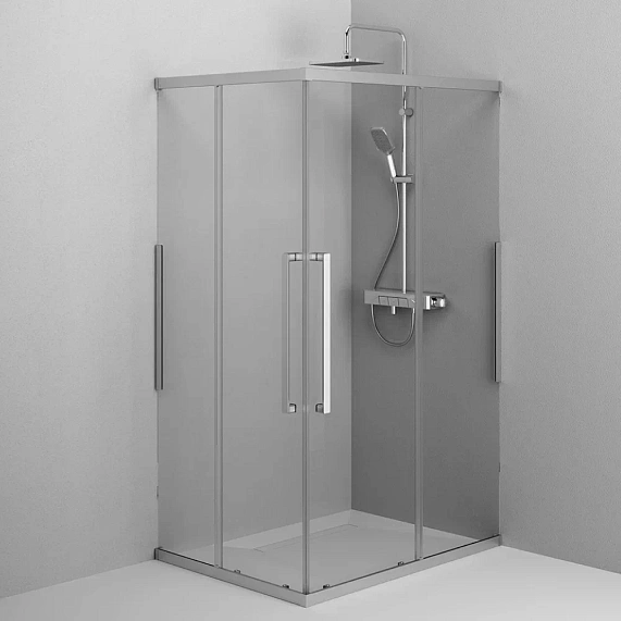 Душевое ограждение без поддона 90x120 AM.PM Func W84G-403-12090-MT профиль серебристый-3