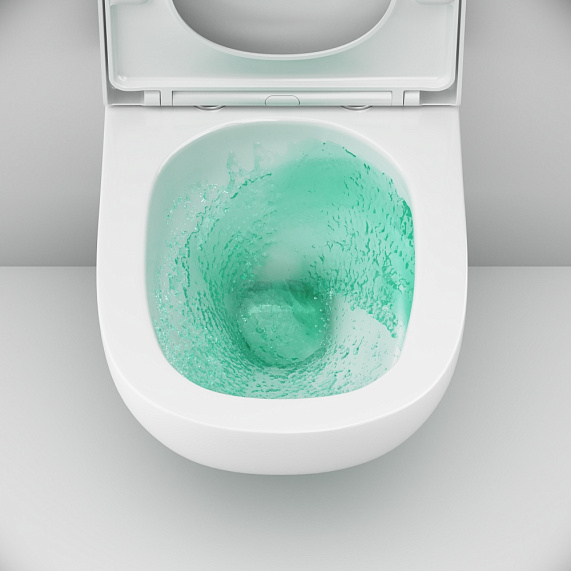 Унитаз подвесной AM.PM Above C9X1900SC торнадо безободковый с сиденьем микролифт, белый-13