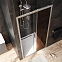Душевая перегородка с дверью 100x195 AM.PM Gem W90G-100-1-195MBr бронзовое стекло, профиль серебристый