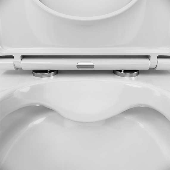 Унитаз-компакт напольный AM.PM Flash C9H8600LMSC безободковый с сиденьем микролифт, белый-6