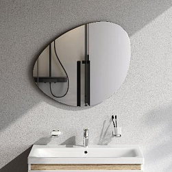 Зеркало с подсветкой в ванную закругленное 80 AM.PM X-Joy M85MOX50801WG сенсорное