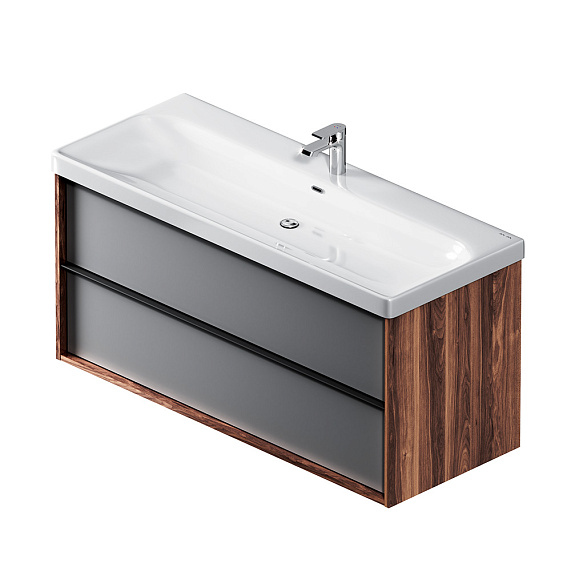 Тумба под раковину 120 AM.PM Stern M7LFHX1202GM под дерево-4