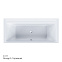 Ванна акриловая 180x80 AM.PM Inspire 2.0 W52A-180-080W-A белая глянцевая