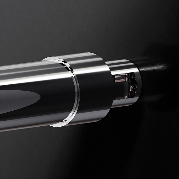 Душевая перегородка 110x195 AM.PM X-Joy W94UWI-110-F1-MTE прозрачное стекло, профиль серебристый-2