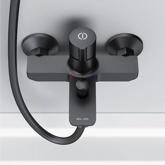 Смеситель для ванны и душа AM.PM X-Joy F85A10522 черный-3