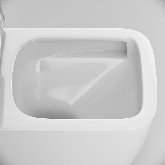 Унитаз подвесной AM.PM Gem C901901SC безободковый с сиденьем микролифт, белый-6