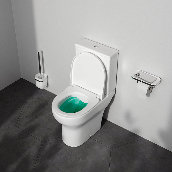 Унитаз-компакт AM.PM Force C9F8600LMSC безободковый с сиденьем микролифт, белый-9