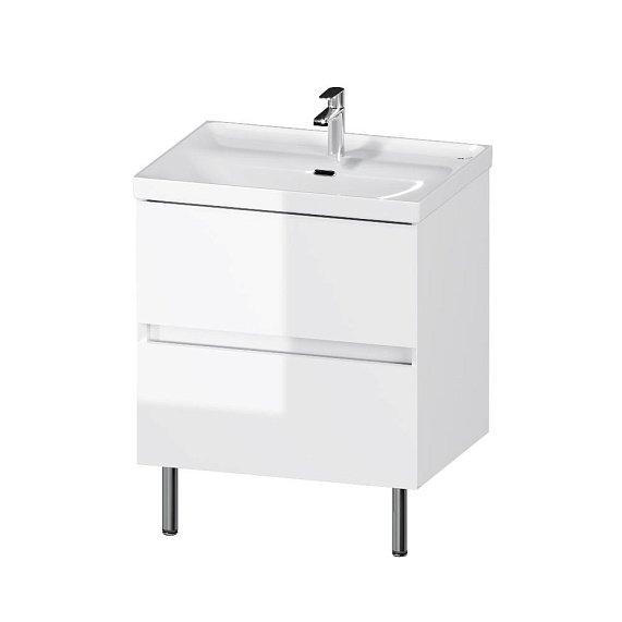 Тумба под раковину 60 AM.PM Above M9XFSX0602WG напольная, белая глянцевая-10