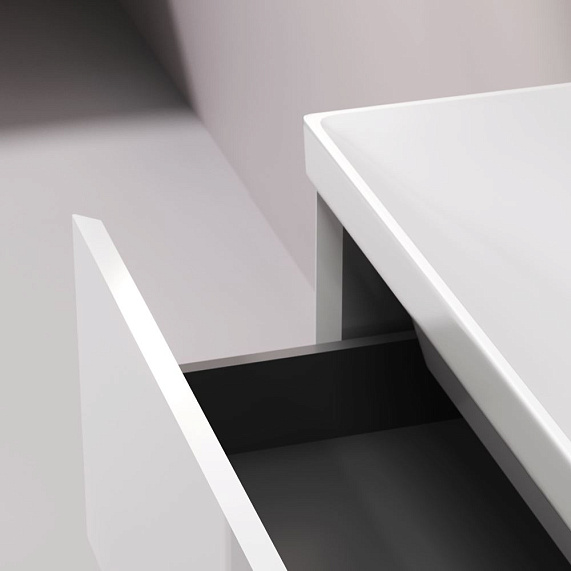 Тумба под раковину 80 AM.PM Above M9XFSX0802WG напольная, белая глянцевая-5