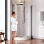 Душевое ограждение без поддона 90x90 AM.PM Like W83G-315-090CT профиль хром