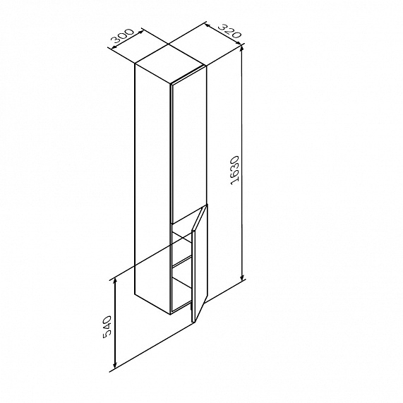 Мебель для ванной 75 AM.PM Gem подвесная, графит подвесная-5