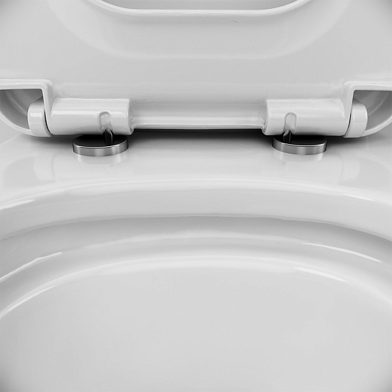 Унитаз напольный AM.PM Tetra C9T8608SC безободковый с сиденьем микролифт, белый-6