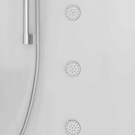 Душевая кабина 90x90 AM.PM Like W80C-020A-090MTA с гидромассажем и паровой баней, профиль хром, высокий поддон-3