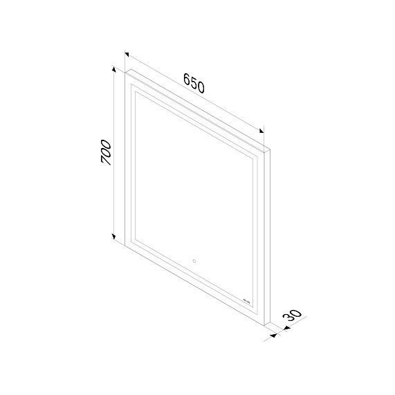 Мебель для ванной 75 AM.PM Gem подвесная, белый глянец-8