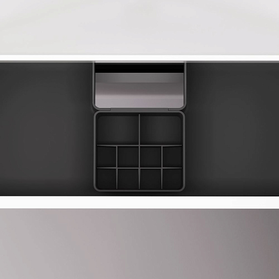 Тумба под раковину 60 AM.PM Above M9XFSX0602WG напольная, белая глянцевая-6