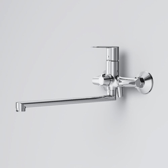 Смеситель для ванны и душа AM.PM Above F9X90200 длинный излив, хром-9