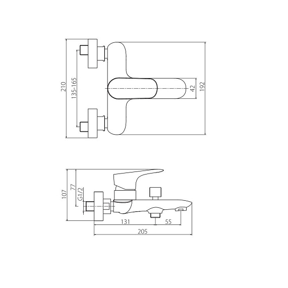 Смеситель для ванны и душа Damixa Palace Grand 461000000 хром-4