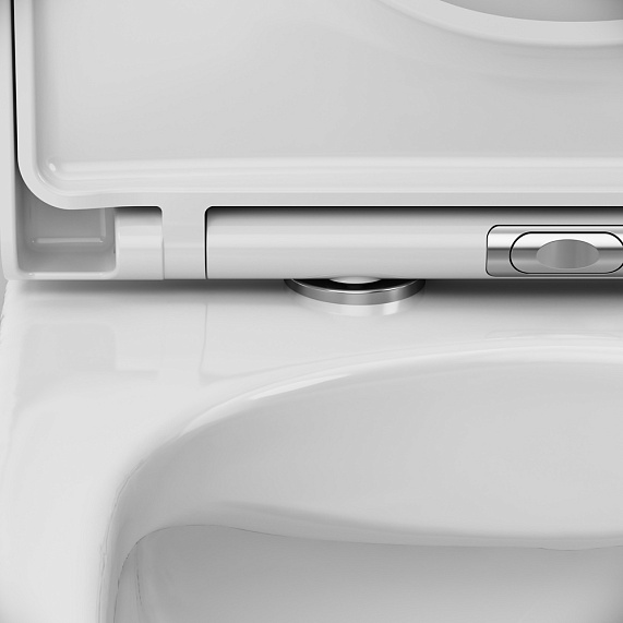 Унитаз-компакт напольный AM.PM X-Joy C85A8601SC безободковый с сиденьем микролифт, белый-8