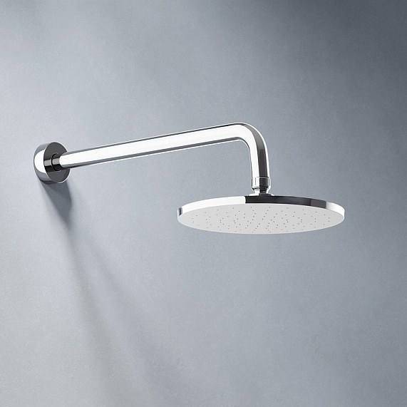 Встраиваемая душевая система Damixa Apollo 947510000 хром: тропический верхний душ, ручной душ, излив-4